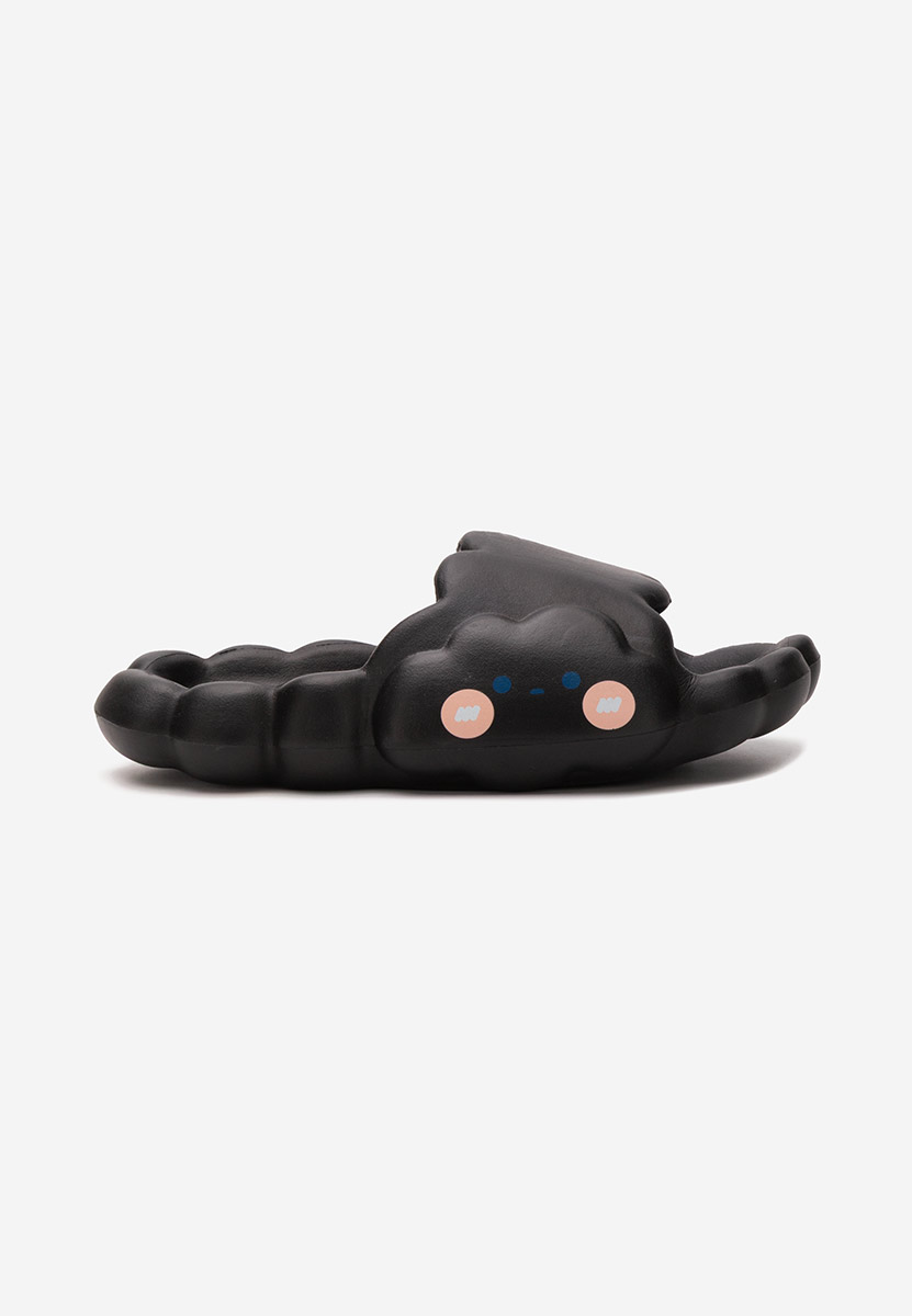 Claquettes femme noirs Sanny
