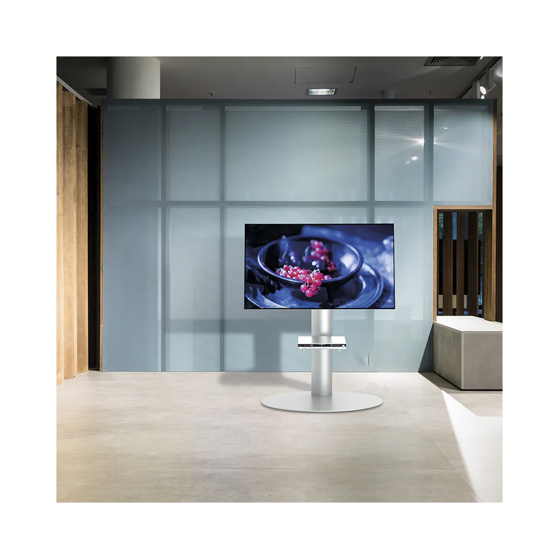 Roline LCD-/TV-Ständer silber bis 40 kg