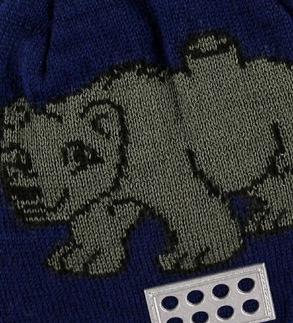 LEGO? Duplo Hue - Uld/Bomuld - LWAustin - Navy m. Isbjørn