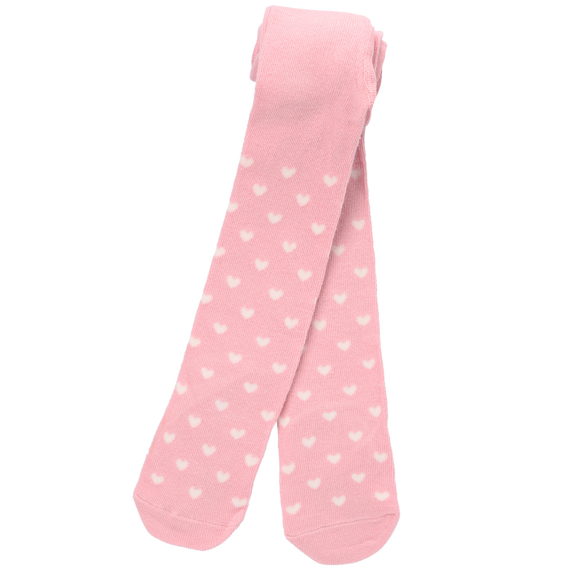 Topomini 3 Baby Strumpfhosen mit Herzen dunkelgrau / beige / rosa