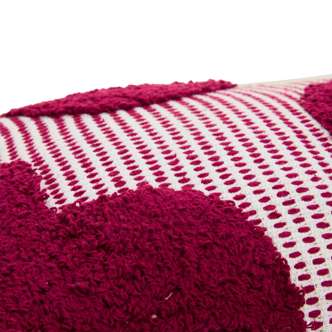 Coussin rectangulaire coton (38 x 58 cm) Poppy Violet