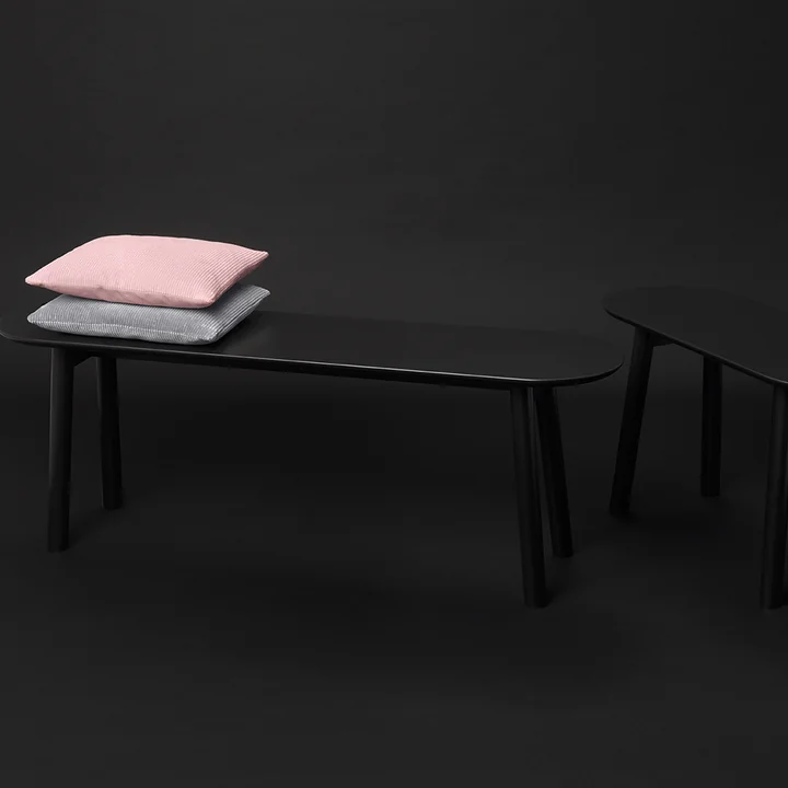 Schönbuch - Mala Sitzbank, 75 cm, schwarz lackiert