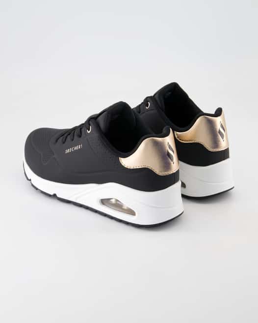 Skechers Uno-Golden Air Sneaker in Schwarz