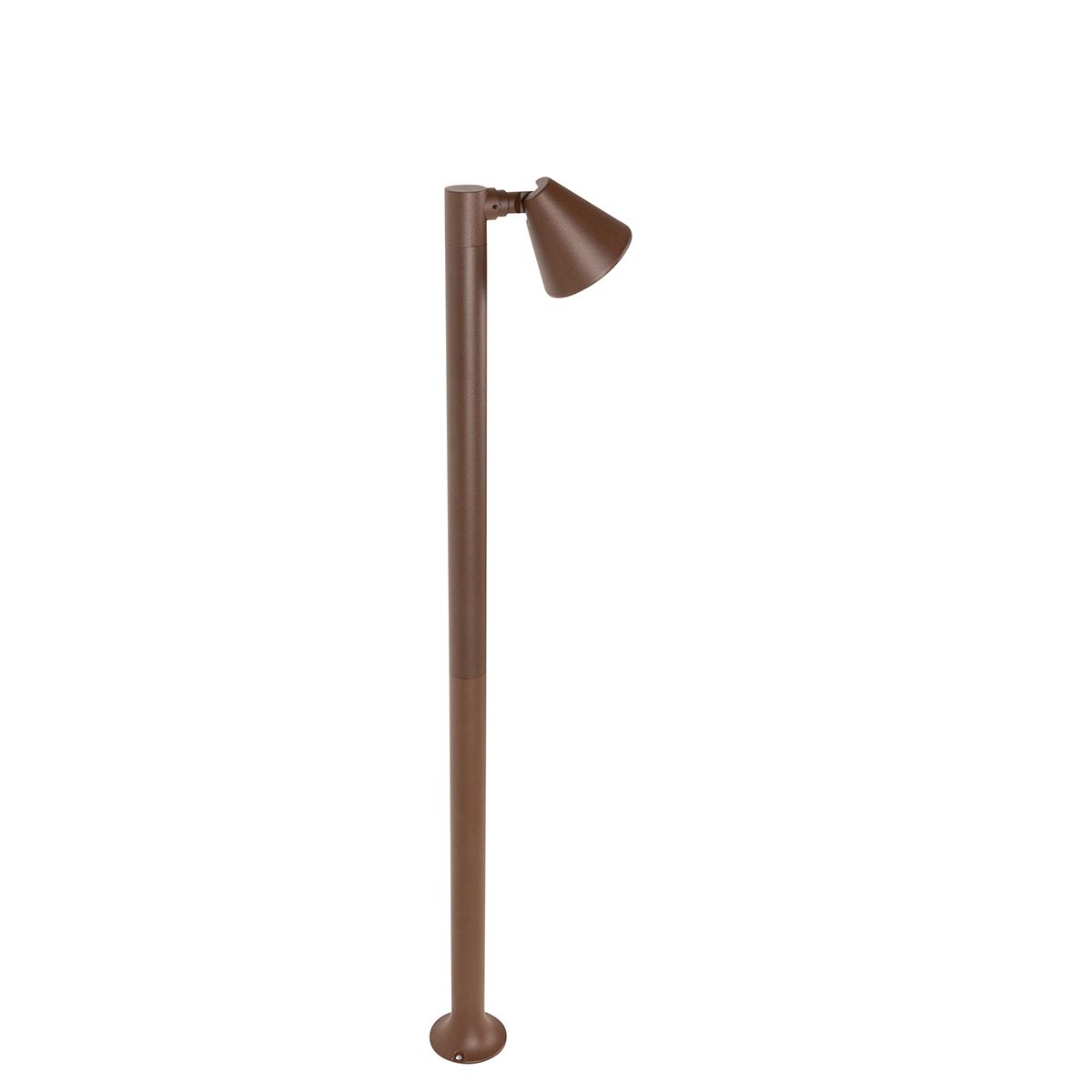 Modern buiten paaltje roestbruin 100 cm IP44 verstelbaar - Ciara