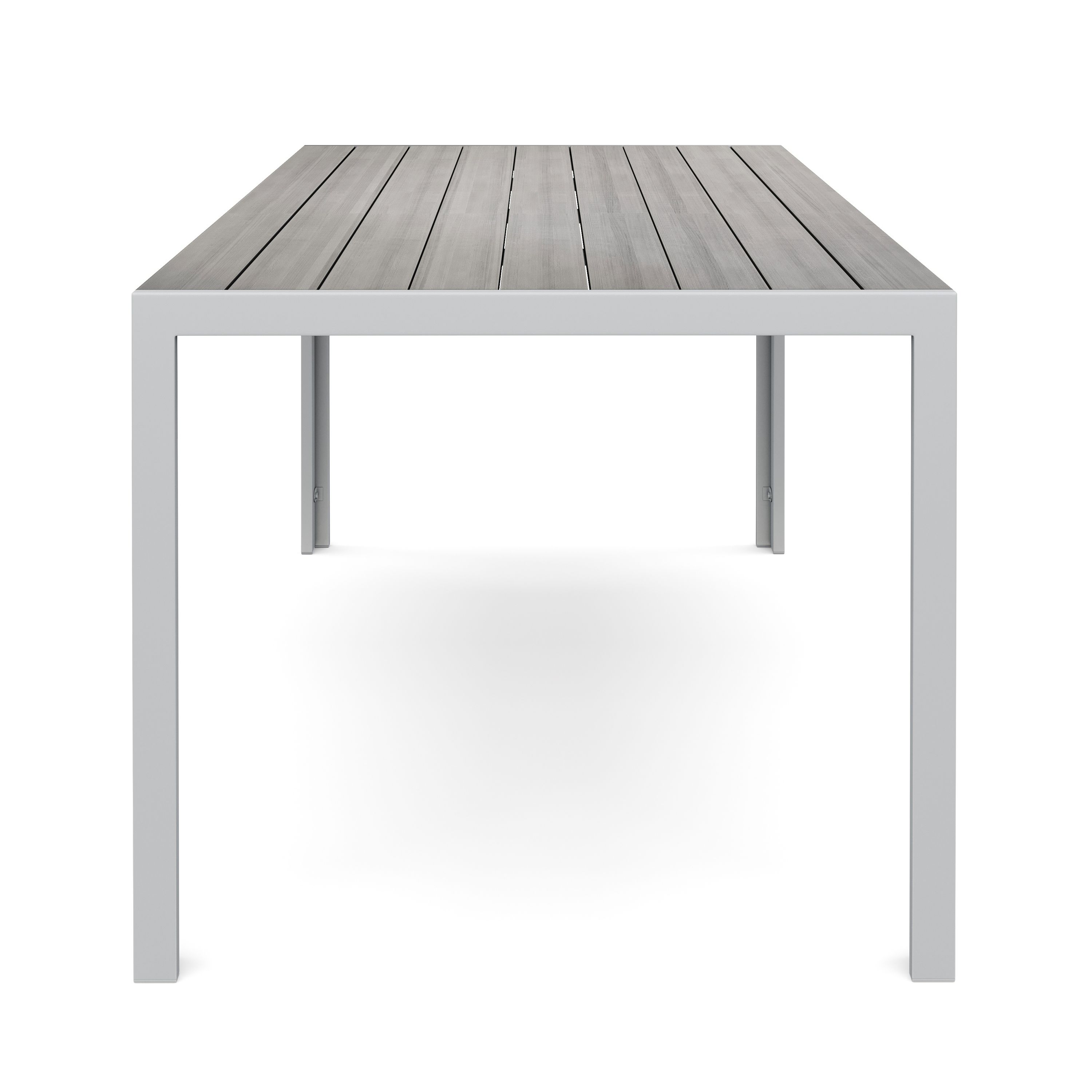 Gartentisch ENZI 180 x 90 cm grau