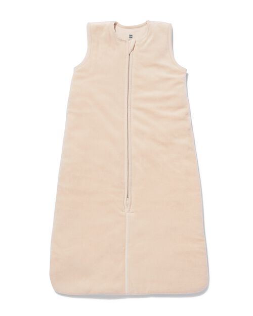 gigoteuse bébé sans manches velours beige