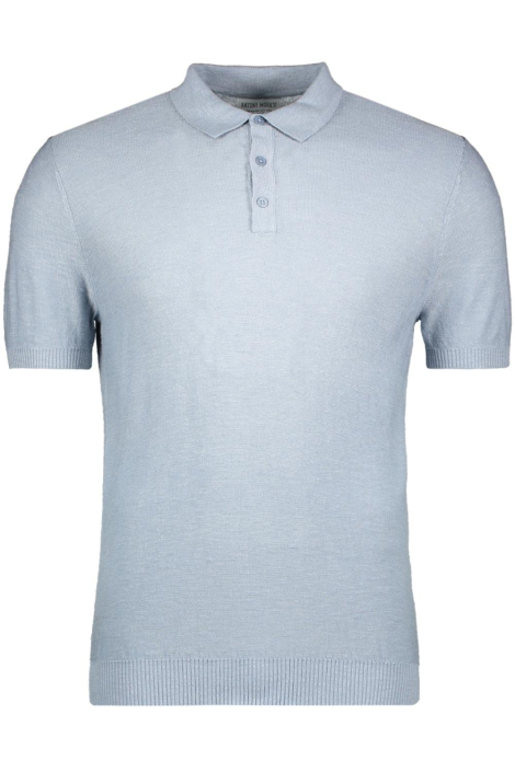 Antony Morato blauwe heren polo