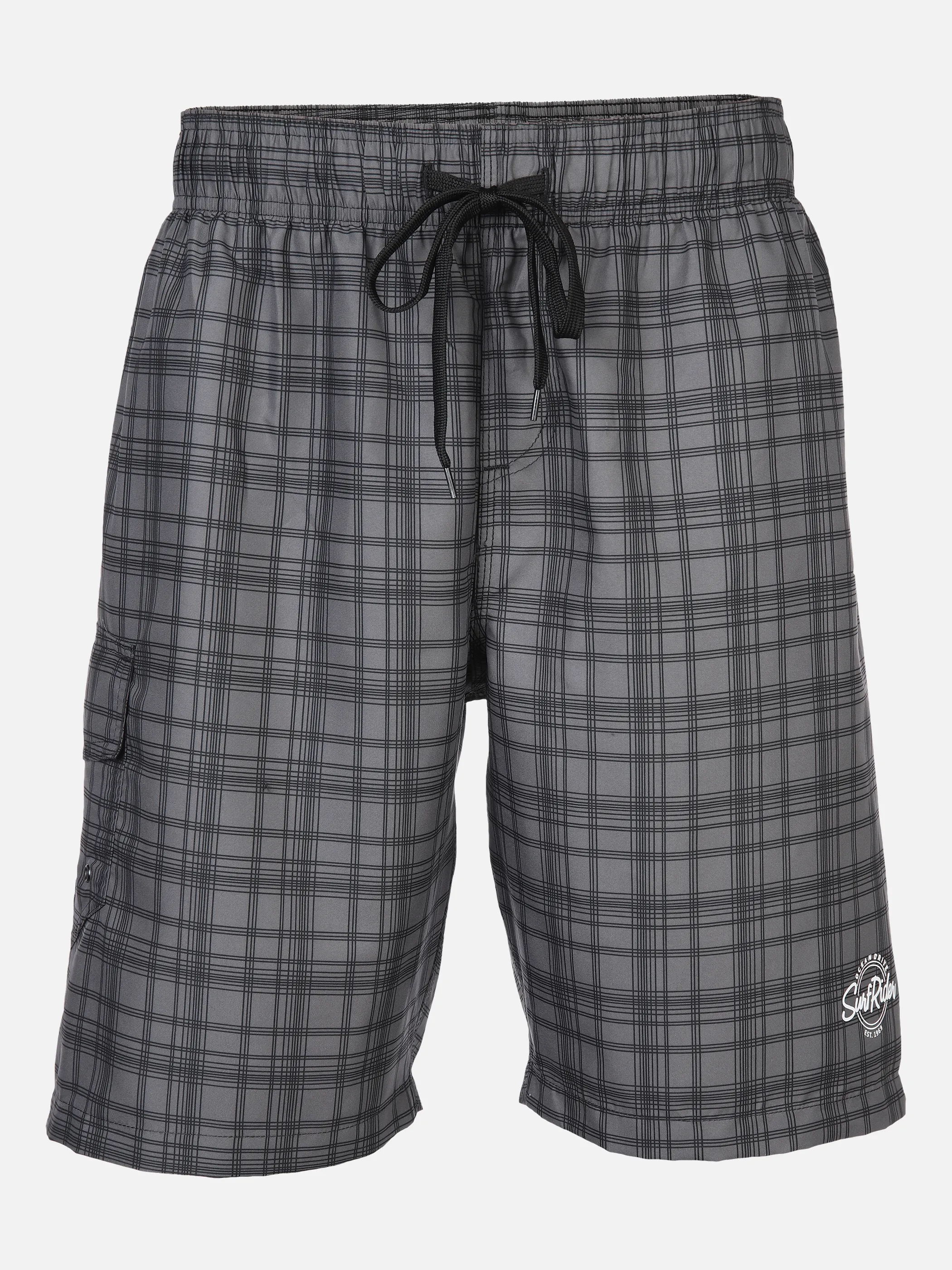 Herren Badeshorts mit Karomuster