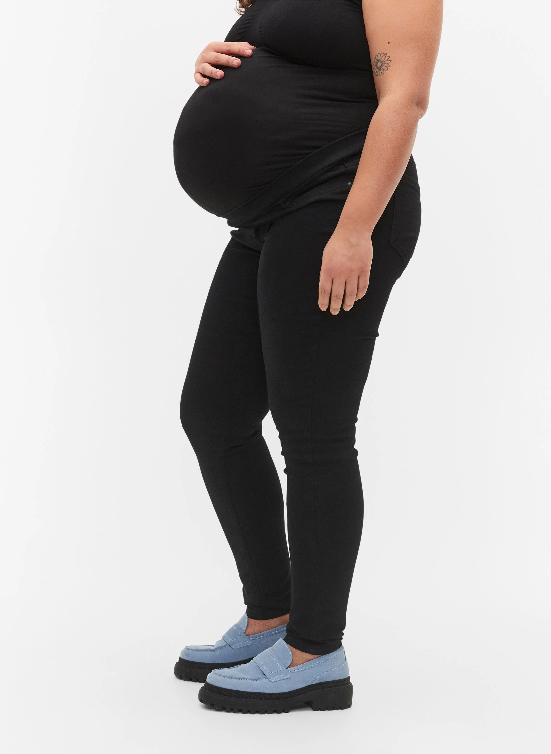 Graviditets jeggings i bomuldsmix