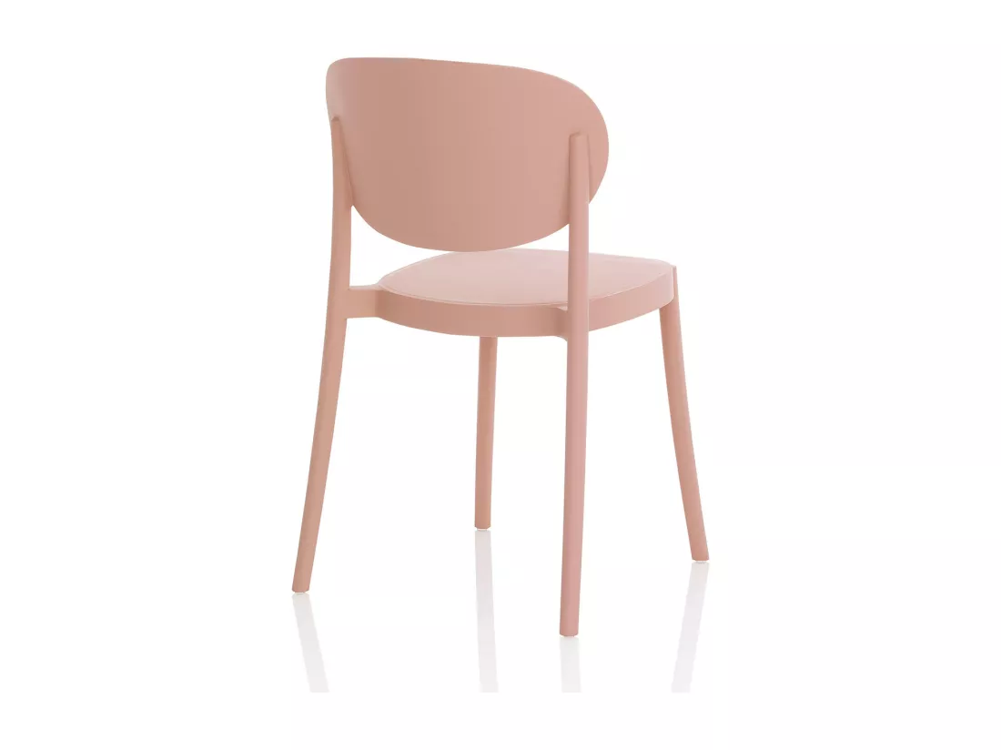 Set de 4 Chaises d’intérieur/extérieur EVA rose
