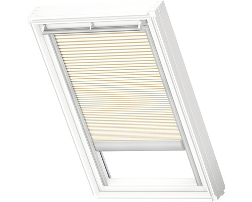 Velux honingraat plisségordijn, elektrisch, ivoor, effen kleur, FMC C02 1166SWL
