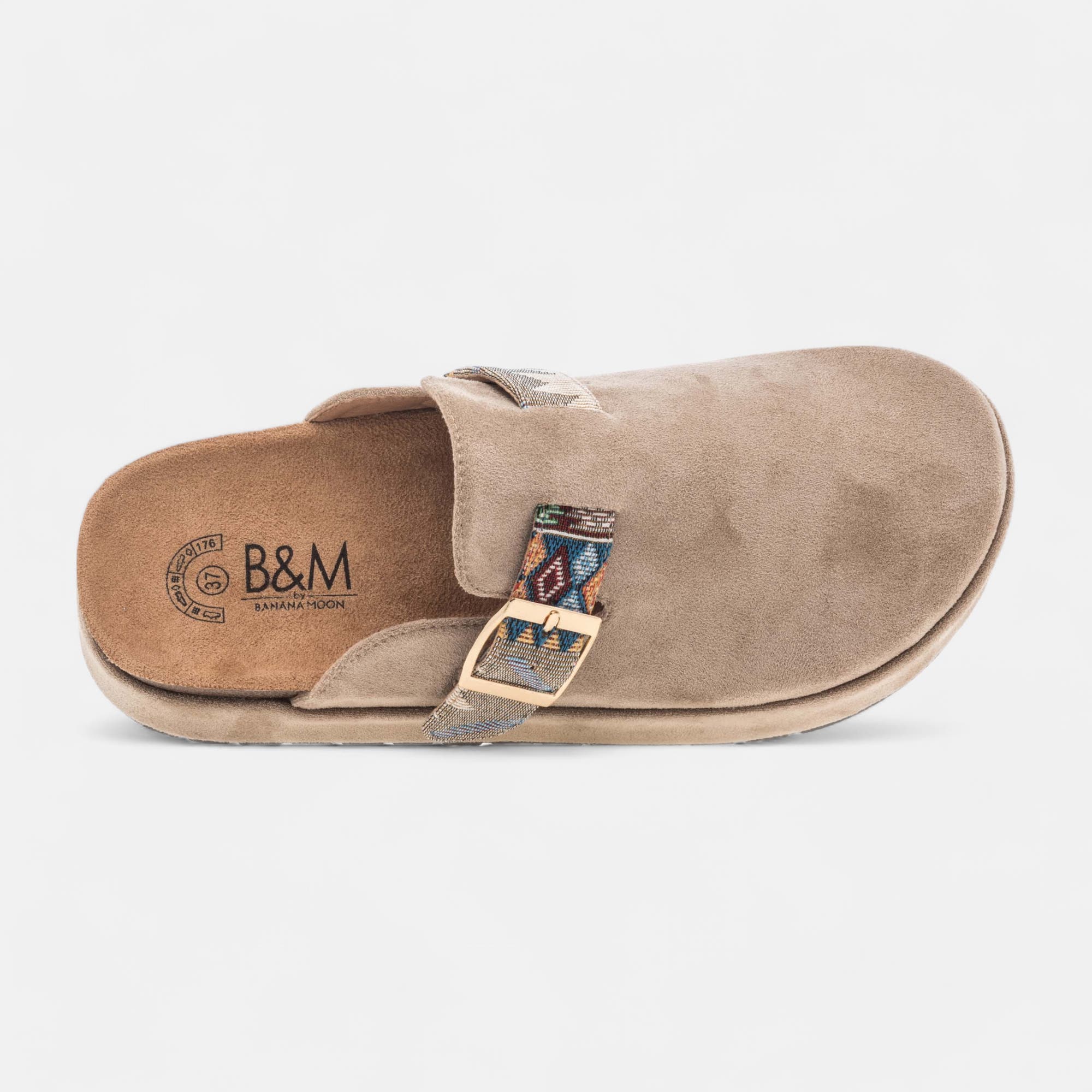 Mules Femme taupe