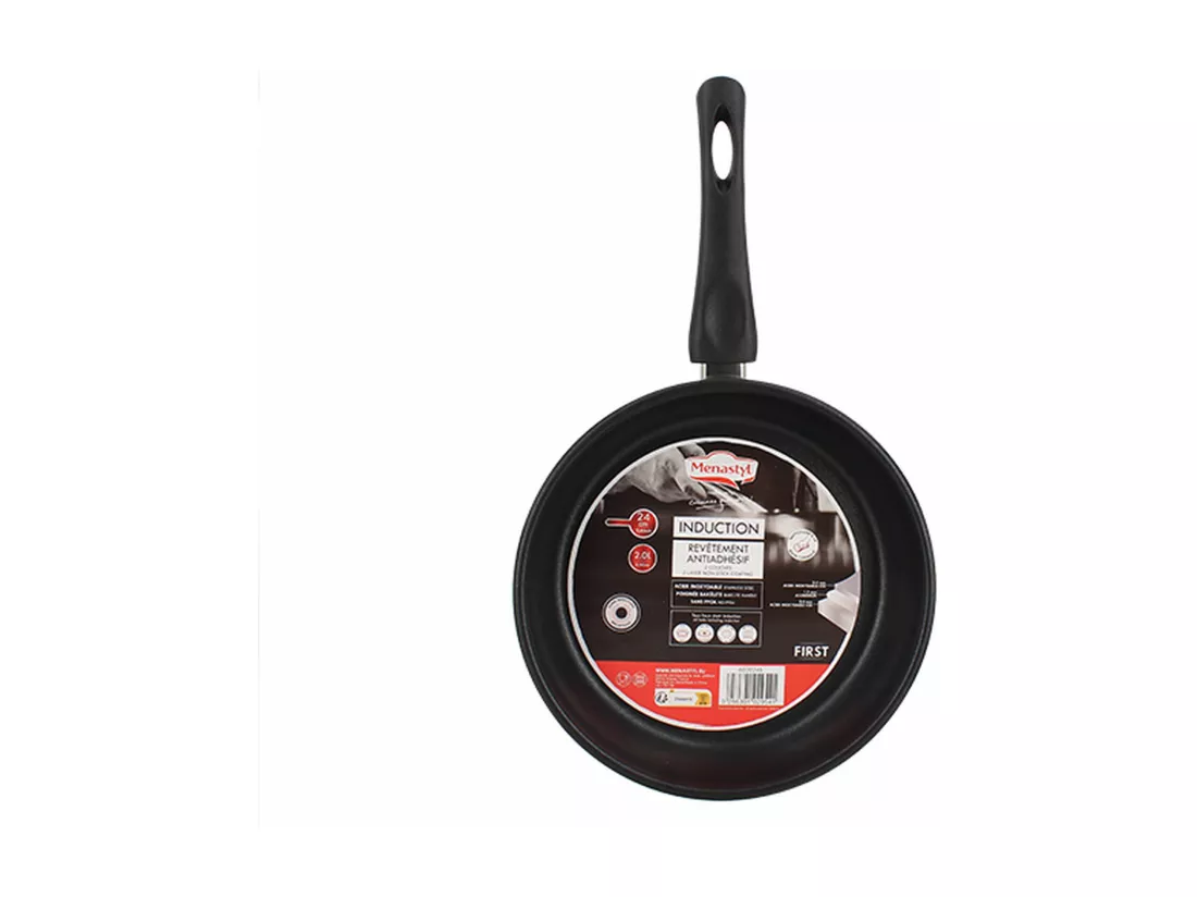 Menastyl - Poele First 24cm En Acier Inoxydable