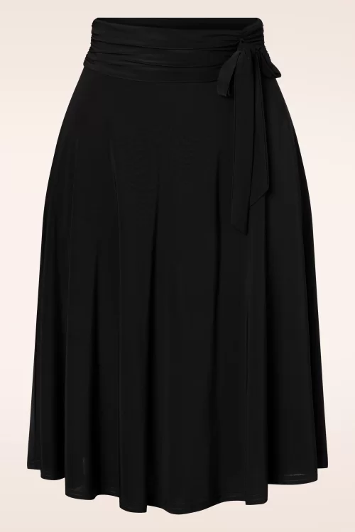 Vintage Chic for Topvintage Aliyah swing rok in zwart