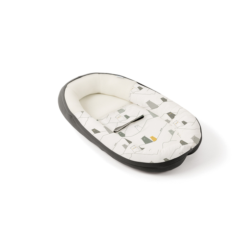 doomoo Cocoon Réducteur nouveau-né Bear Grey - Evolutif & Respirant - BABYMOOV