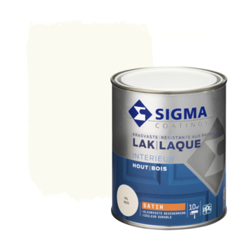 Sigma Interieur binnenlak zijdeglans RAL 9003 signaalwit 750 ml