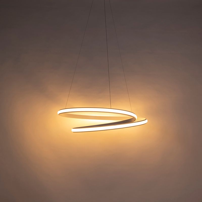 Moderne hanglamp wit 74 cm incl. LED dimbaar - Rowan