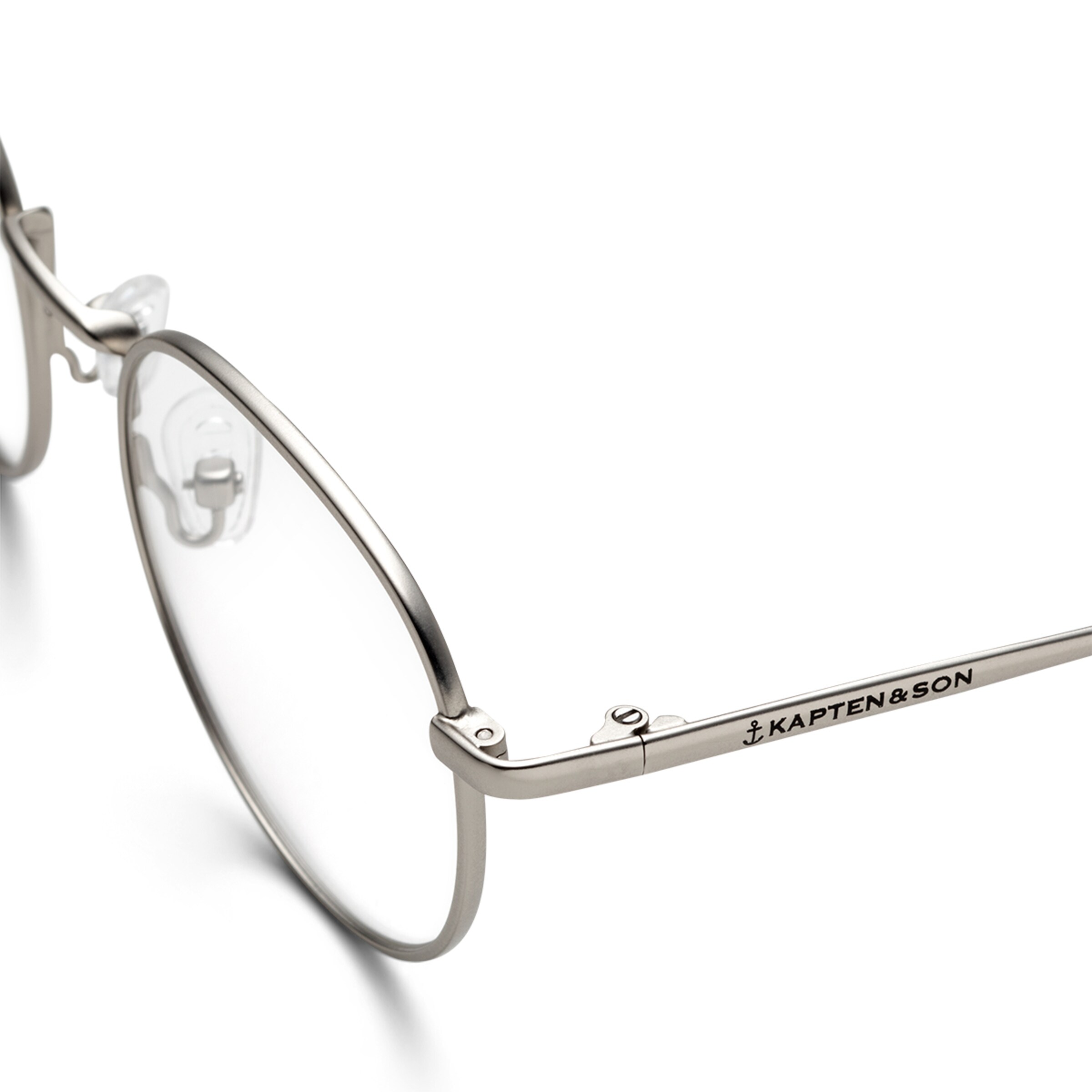 London Small Matt Silver mit Sehstärke