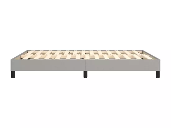 Sommier à lattes de lit Gris clair 140x200 cm Tissu