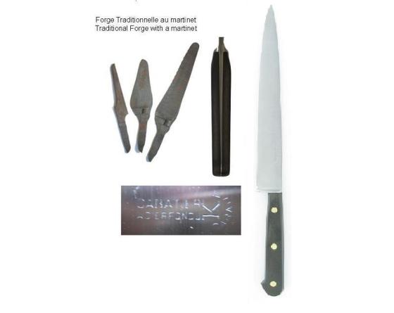 Tranchelard 20 cm Canadien - CARBONE Ref 312 Couteaux de cuisine professionnel