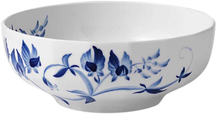 Royal Copenhagen Blomst 22 cm. skål - Ærteblomst Hvid