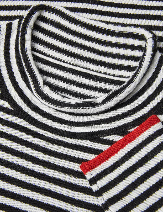 Mads Nørgaard - Copenhagen One Stripe Elsa Knit Sort