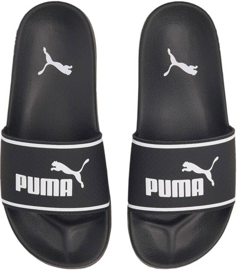 Puma Leadcat 2.0 badslippers zwart wit Rubber Logo 34 5