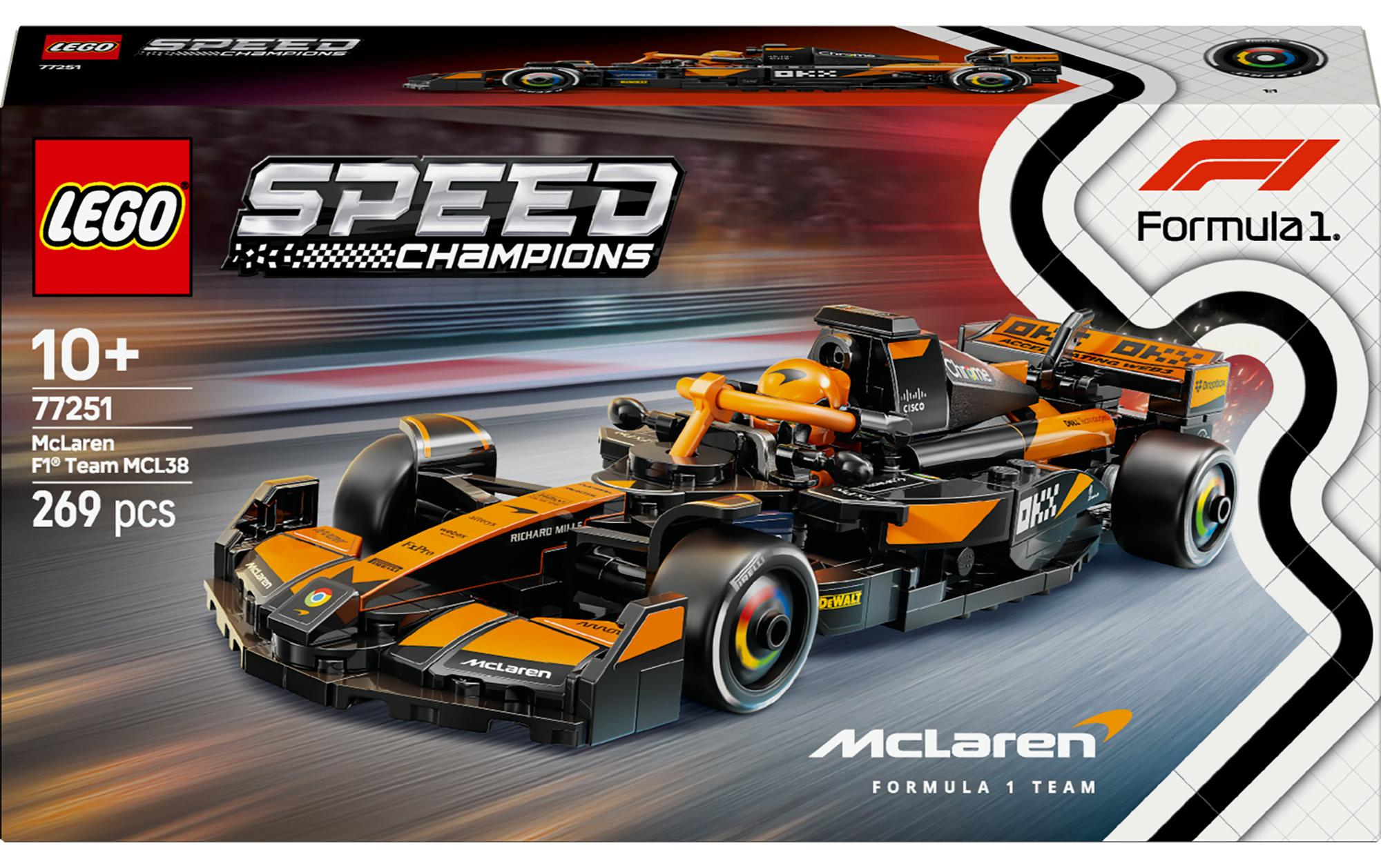 Speed Champions McLaren F1 Team MCL38 Rennauto 77251Lego-Rennwagen