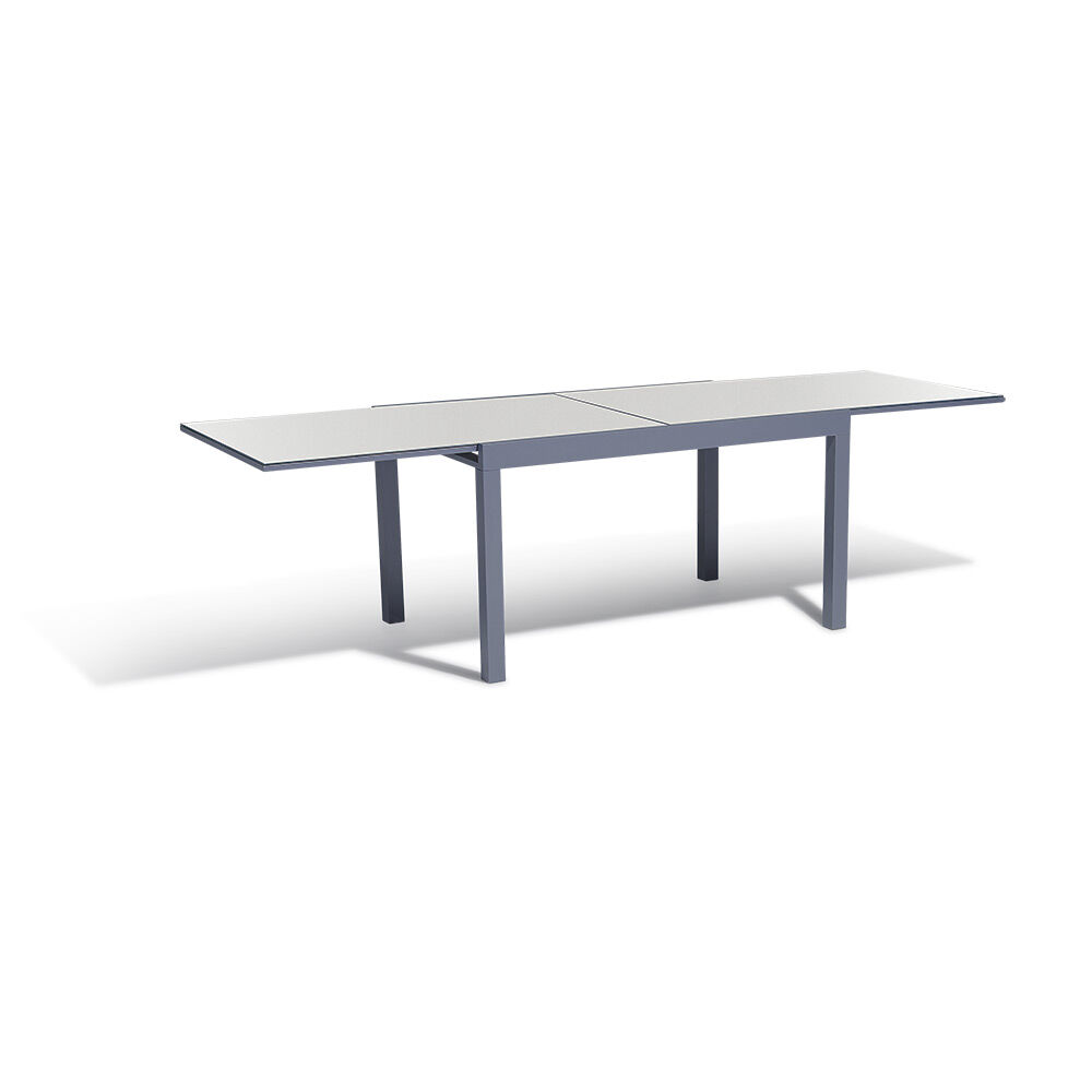 Table extensible Oslow gris ardoise 6/10 personnes