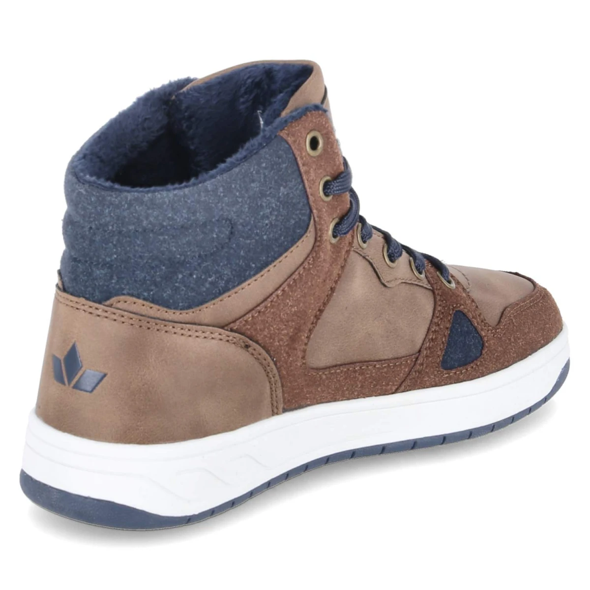 LicoHigh Sneaker COLDEN - braun/marine/orange