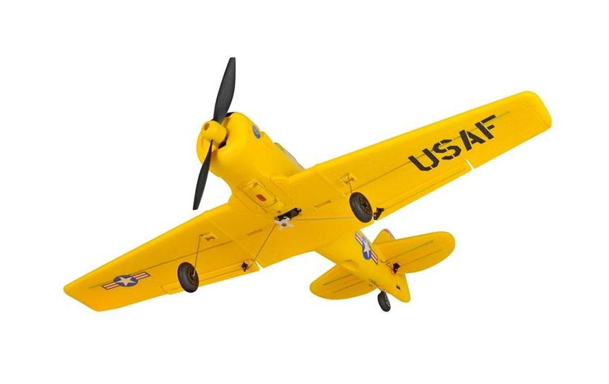 Warbird Mini AT-6 450 mm, Gelb, RTF<br>Kleines 4-Kanal RC-Flugzeug mit Gyro