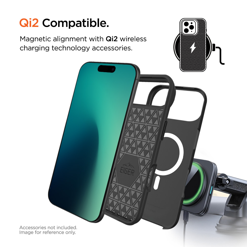 iPhone Air MagSafe North Case Premium Hybrid Schutzhülle (EGCA00901) - Schwarz