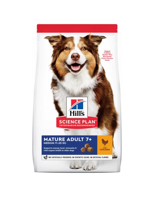 Hill's Canine Mature Adult Medium Kip - Hondenvoer