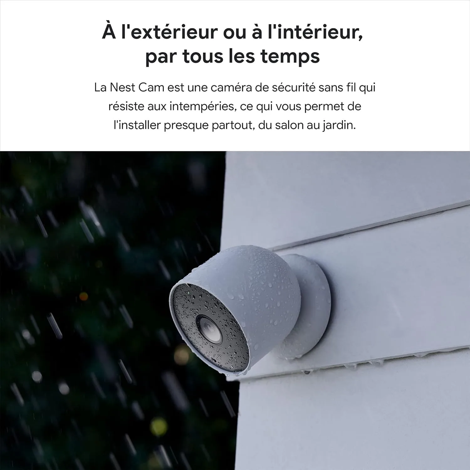 Google Nest Cam (lot de 2) Caméra de surveillance