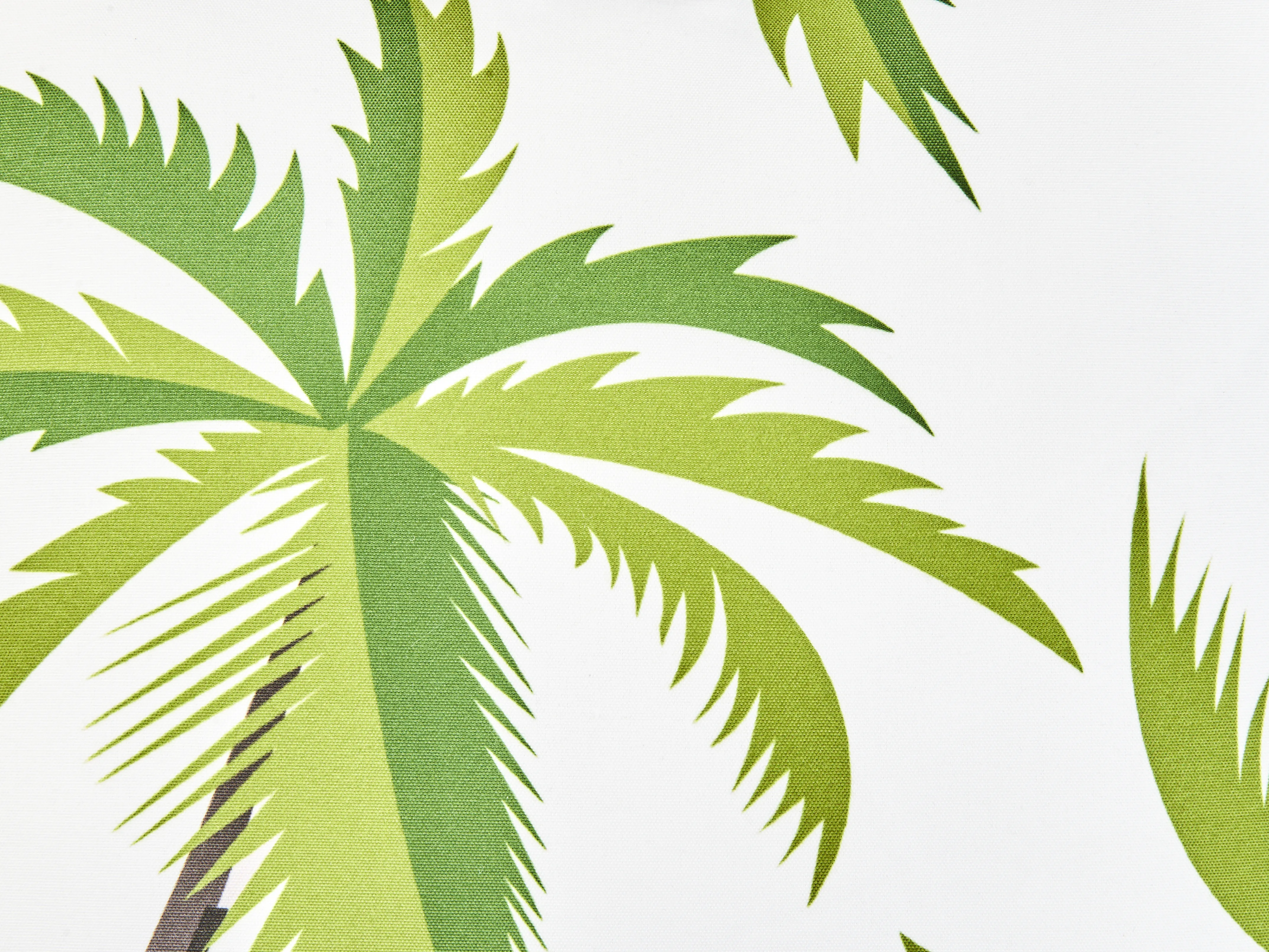 Set van 3 tuinkussens SEASIDE bladpatroon Groen