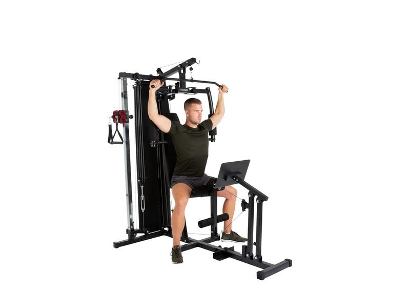 HAMMER Kraftstation Ferrum TX3 Fitnessgerät mit Seilzugsystem und Beinpresse