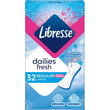 Libresse Normal Deo Fresh Inlegkruisjes 32 Stuks