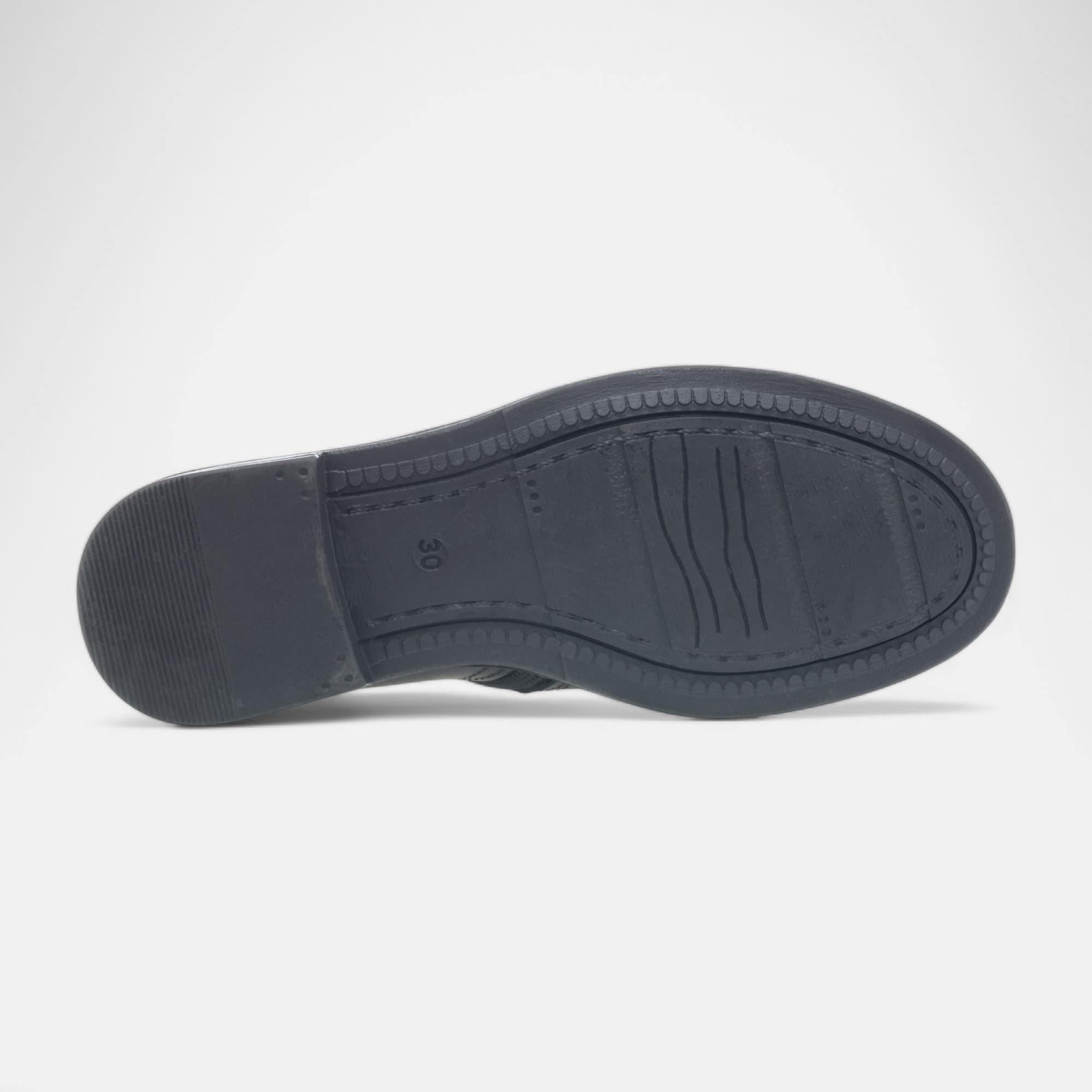 Bottines Fille en cuir noir