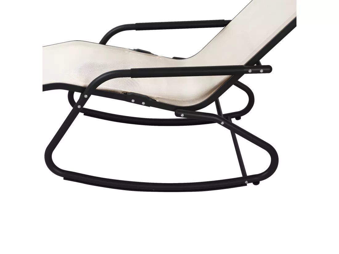 Chaise longue à bascule