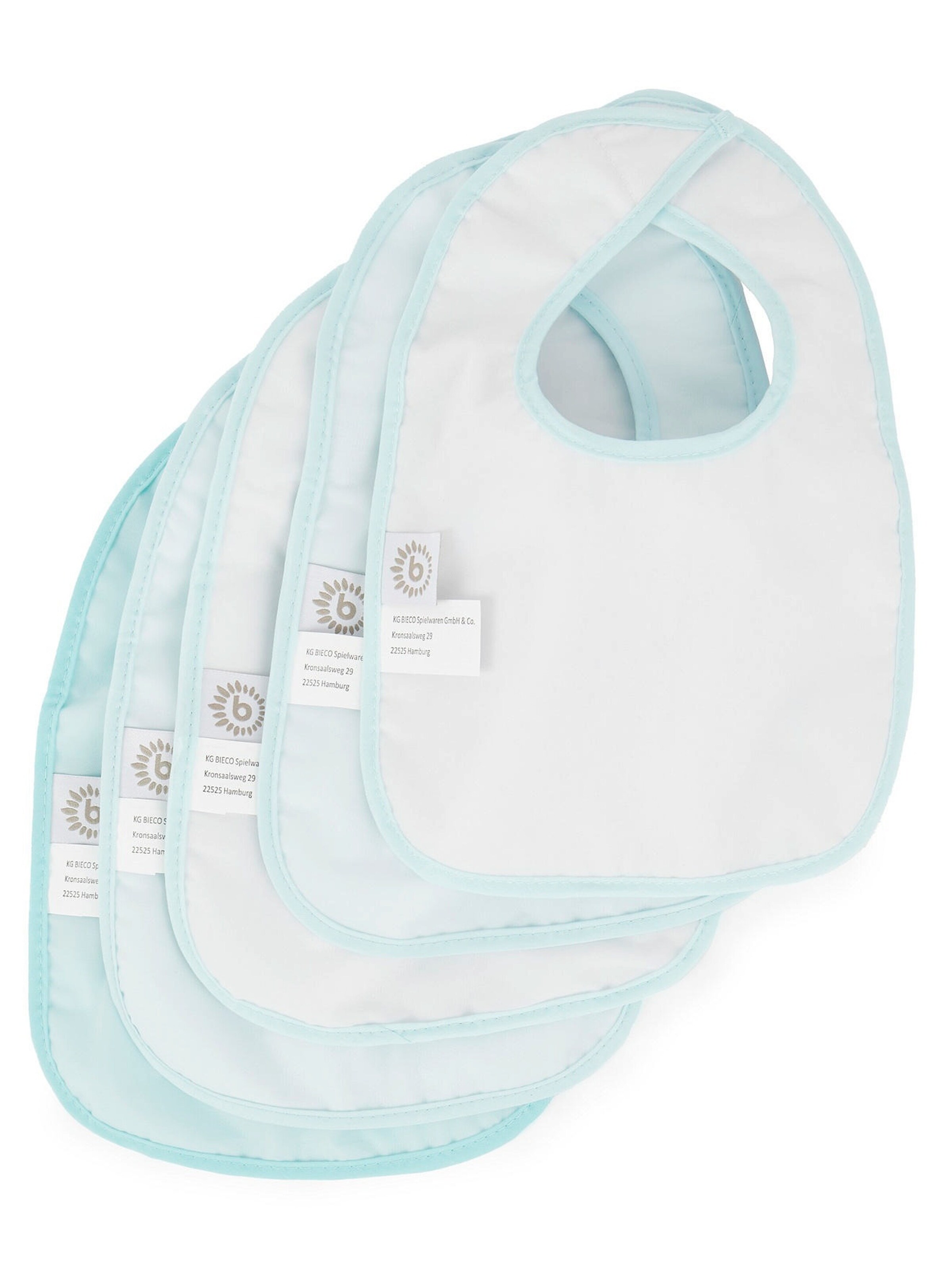 Bieco Lätzchen 5er Pack Türkis