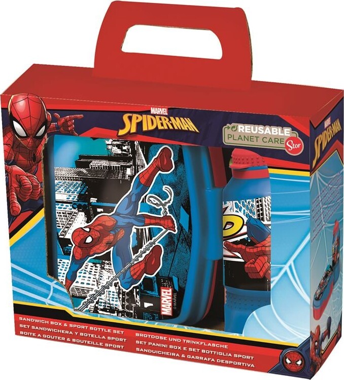 Spiderman - Madkasse & Drikkedunk