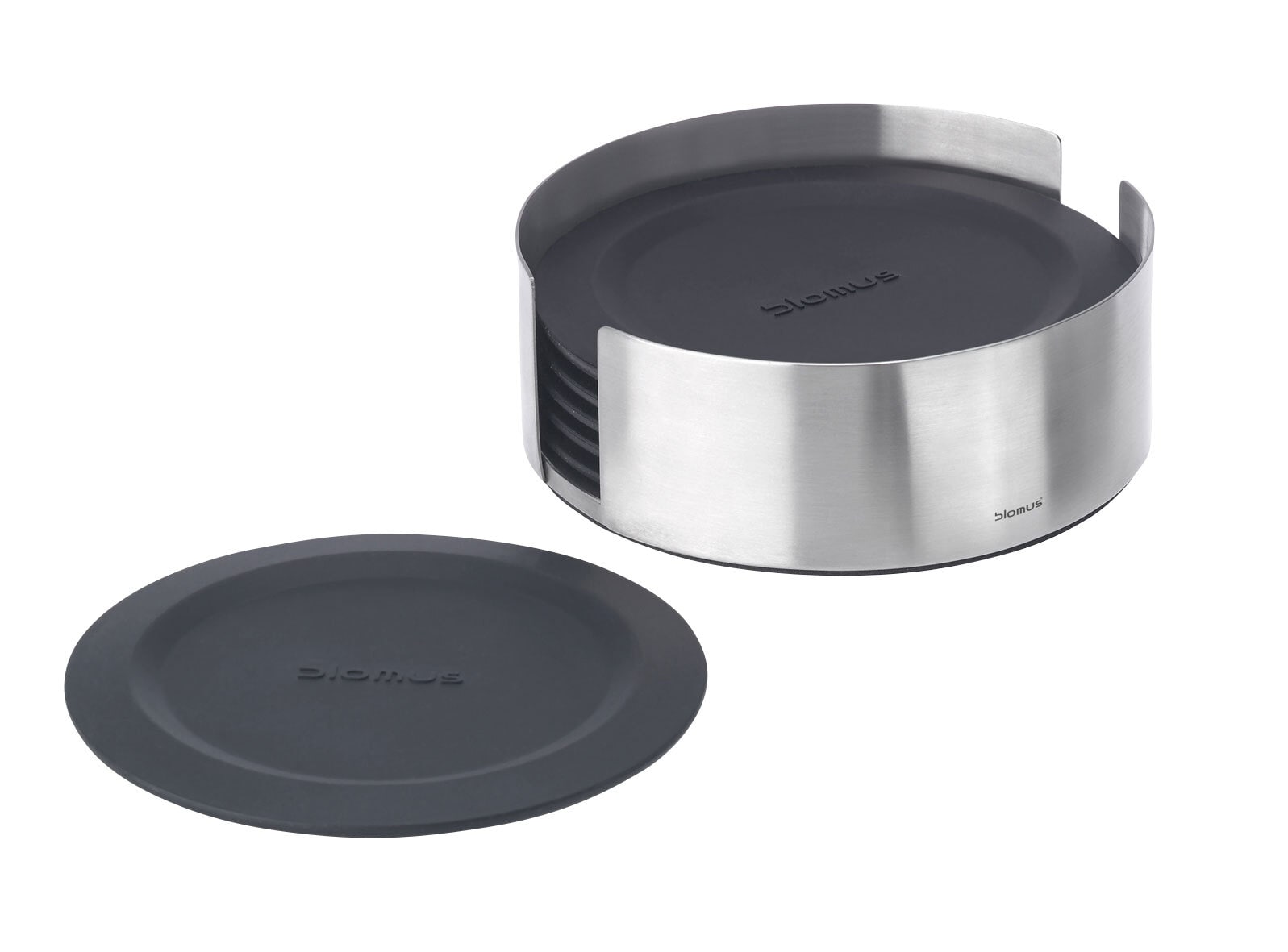 blomus Untersetzer LARETO 6-er Set Kunststoff schwarz