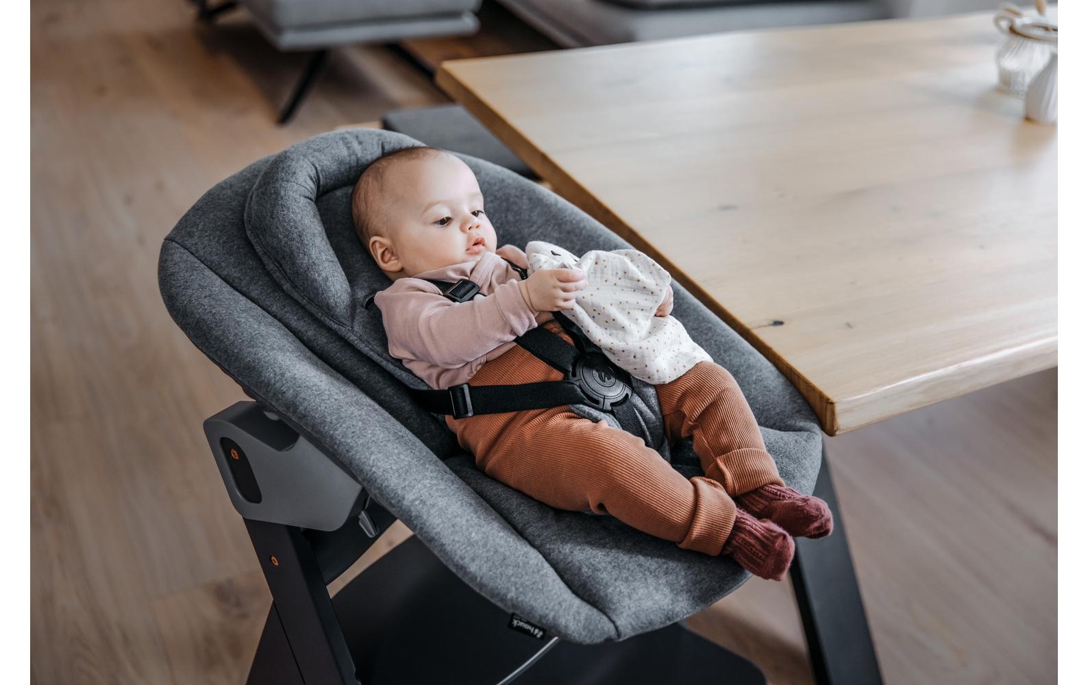Hauck Hochstuhl »Alpha Newborn Set Plus Dark Grey« ()