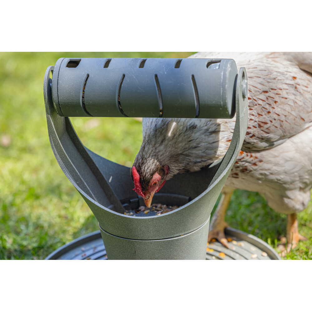 Beeztees Speel- en Snacktoren voor Kippen Grijs30 cm