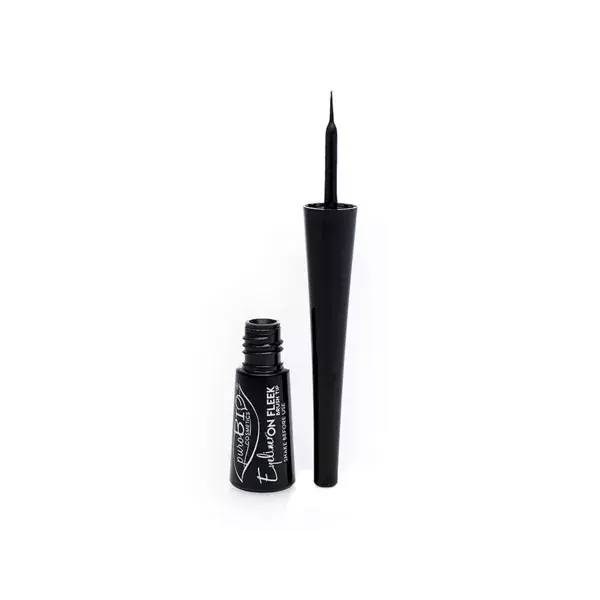 Delineador para olhos Purobio Cosmetics On Fleek Brush 02 Preto 3ml