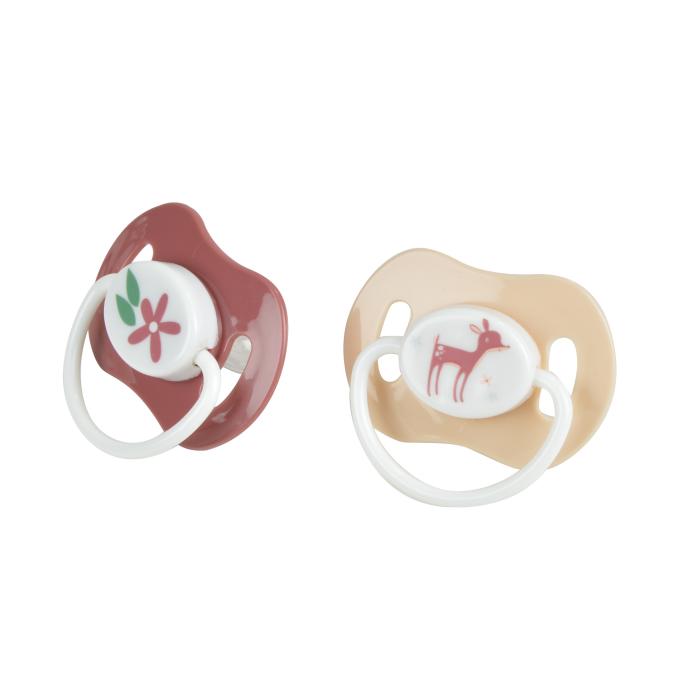 SET 2 SUCETTES SILICONE PHYSIOLOGIQUE 6MOIS FAON