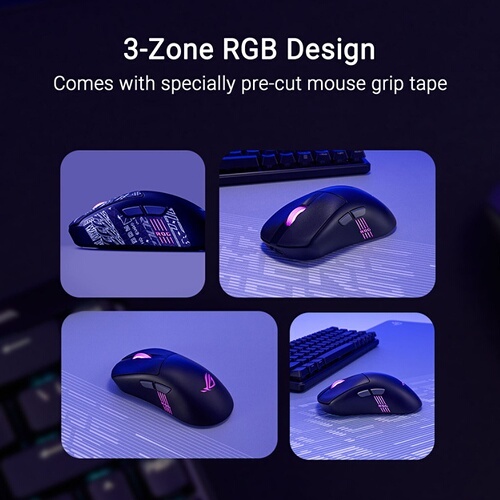 Souris Asus gaming sans fil ROG Keris II Origin Noir