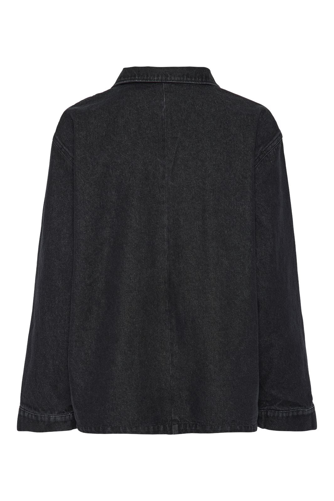 Pieces Pcchrissy Ls Denim Loose Shirt Pwp Mm 4717065 black denim