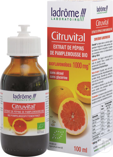 Ladrôme Citruvital Extrait De Pépins De Pamplemousse Bio 100ml