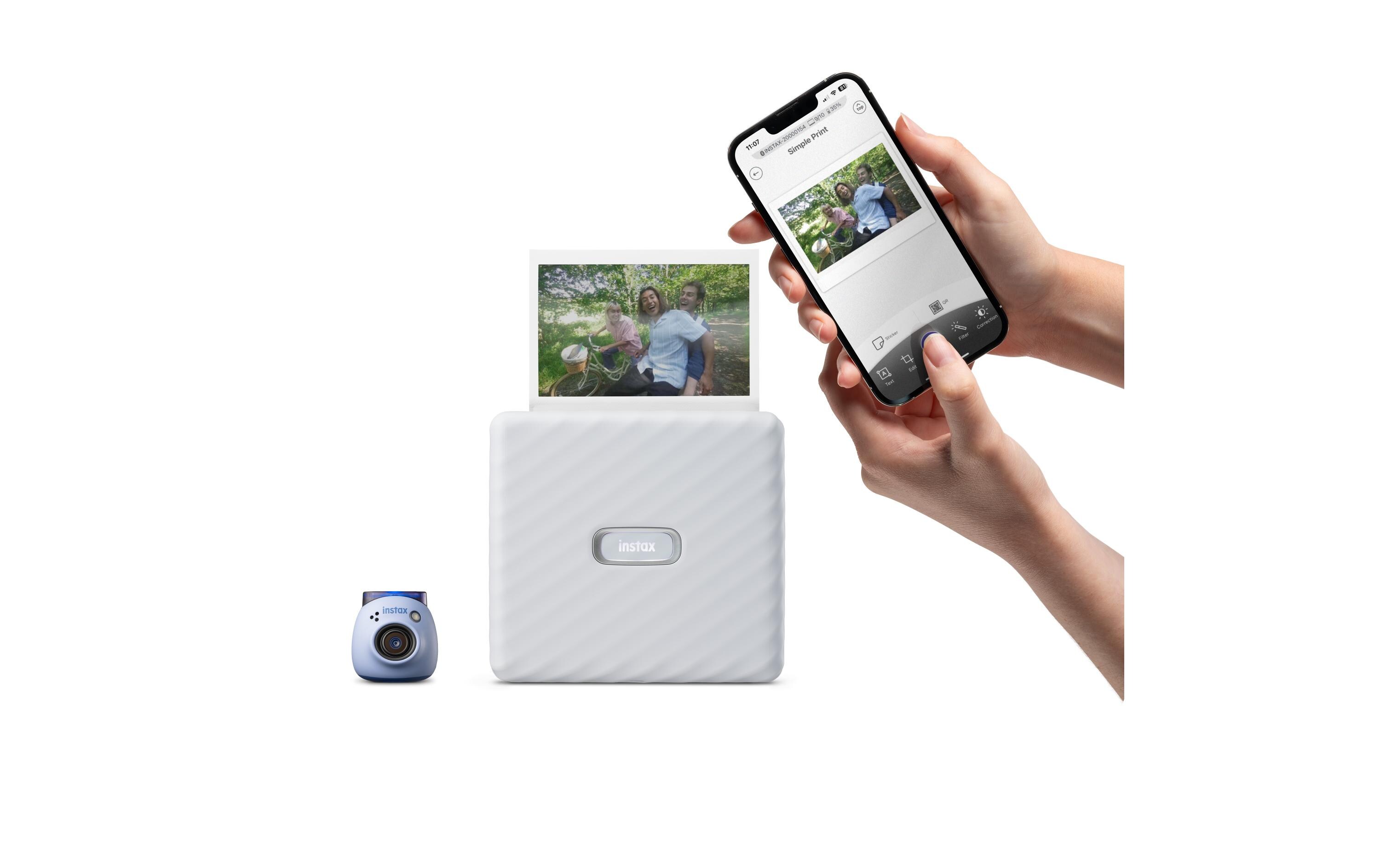 Fotokamera Instax Pal BlauDamit sich kleine Momente gross fühlen